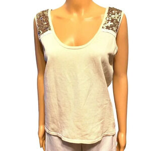 Ideology Silk Blend Casual Summer Tank Top Women Size L